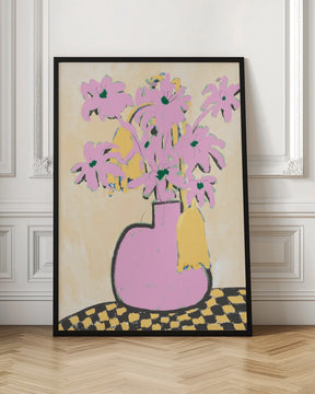 Pink Vase Poster