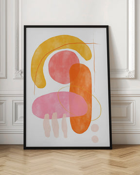 Playing Shapes No 5 Poster