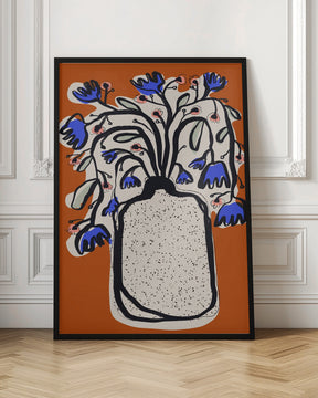 Lovely Flower Bouquet (orange Version) Poster