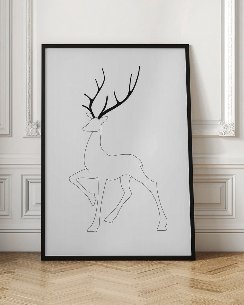 Proud reindeer Poster