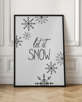 Inky let it snow Poster