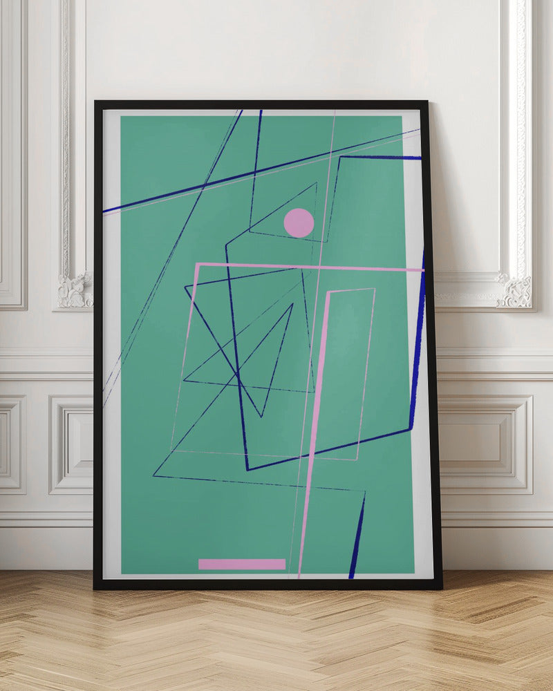 Angular Lines No24 Poster