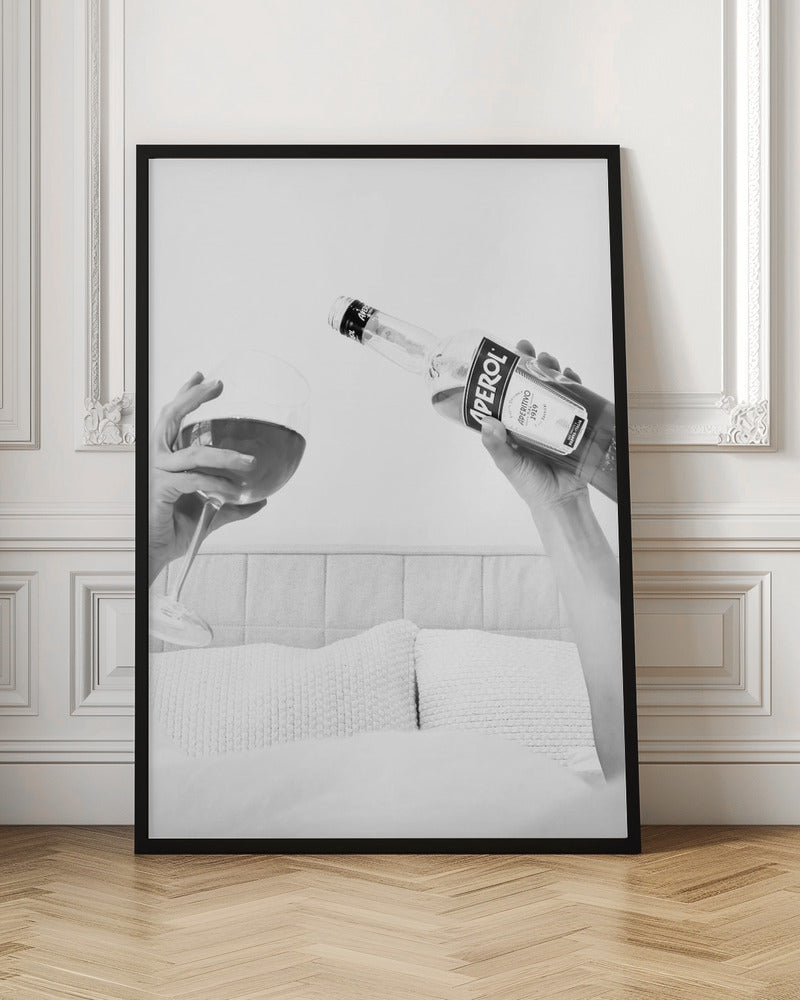 Aperol In Bed Close Poster