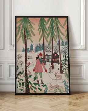 Walking in the snow Poster