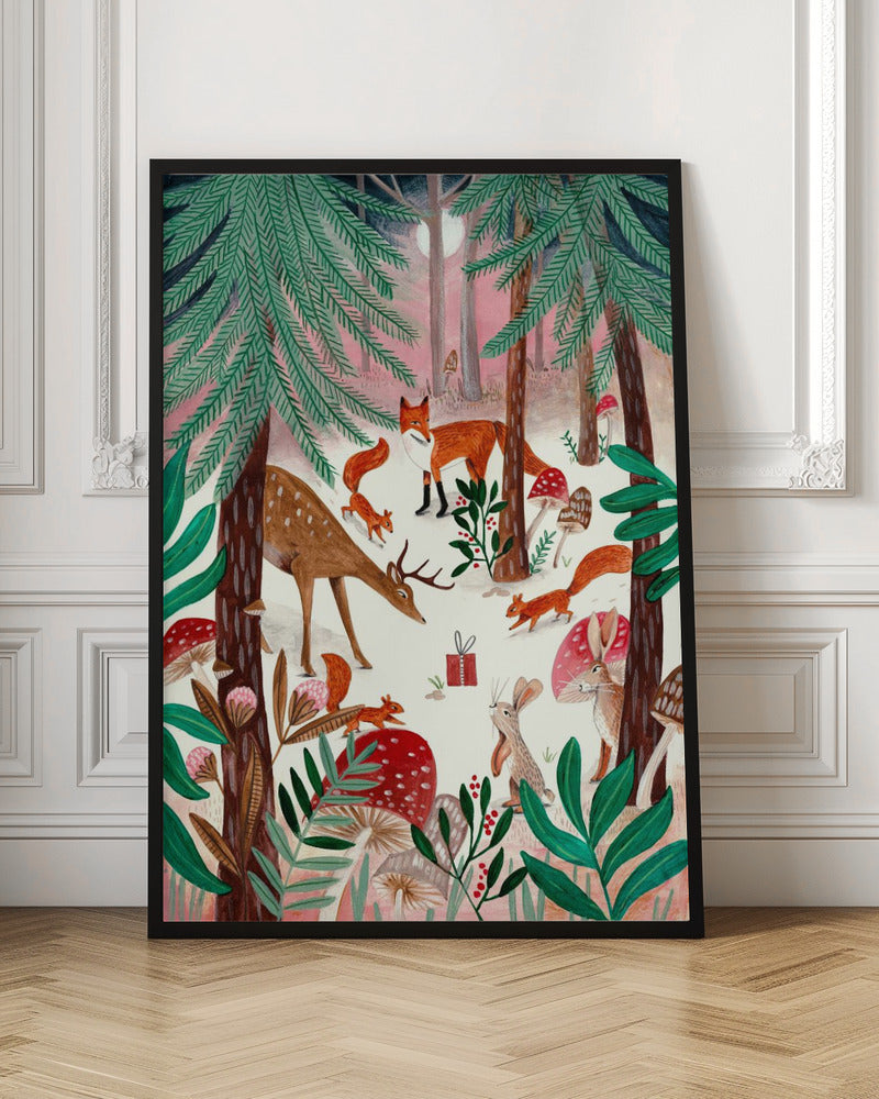 Surprise in the forest Poster