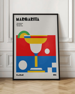 Margarita Bauhaus Cocktail Poster