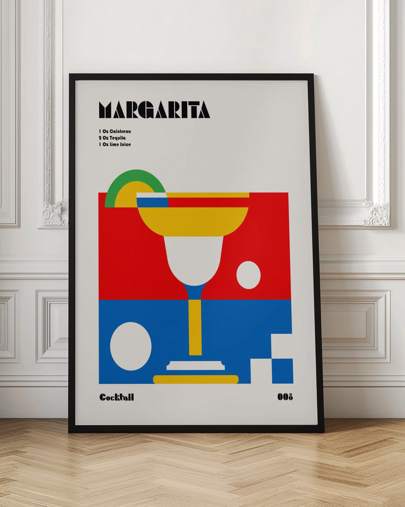 Margarita Bauhaus Cocktail Poster