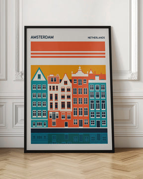 Amsterdam Travel Poster Poster