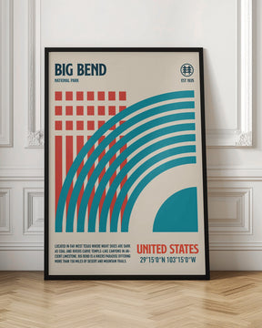 Big Bend National Park Travel Poster Poster