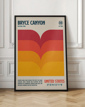 Bryce Canyon National Park Travel Poster Poster