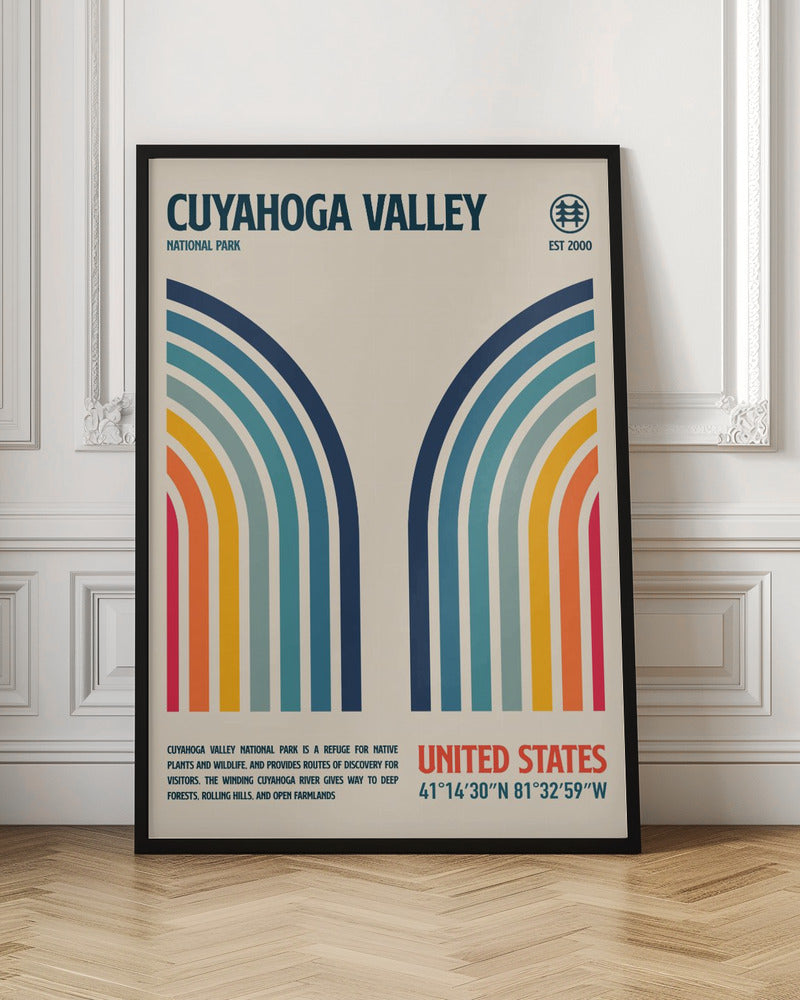 Cuyahoga National Park Travel Poster Poster