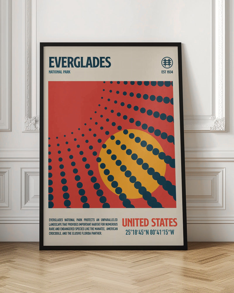 Evergldes National Park Travel Poster Poster