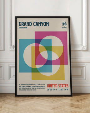 Grand Canyon National Park Travel Poster Poster