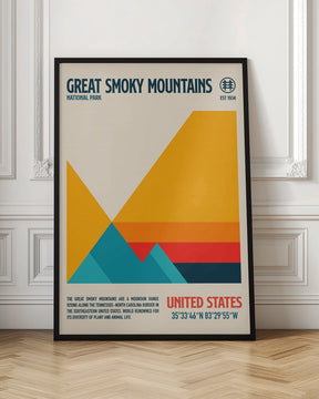 Great Smoky National Park Travel Poster Poster