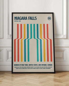 Niagara Falls National Park Travel Poster Poster