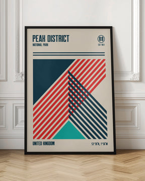 Peak District National Park Travel Poster Poster