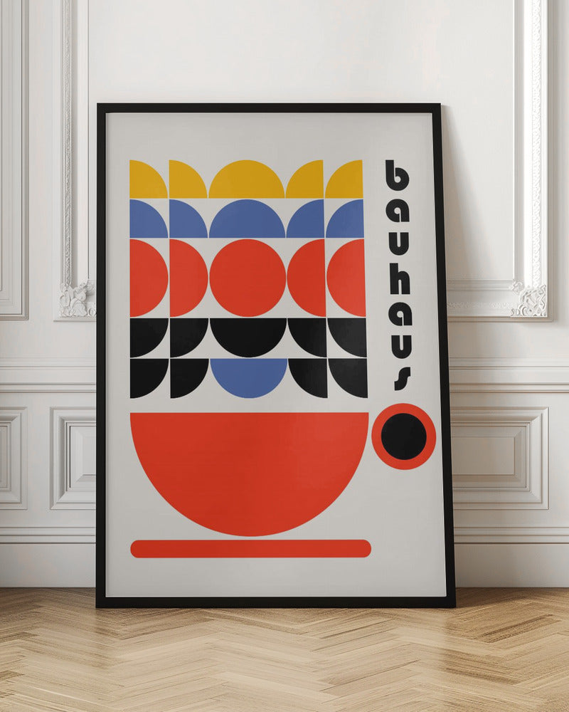 Bauhaus Coffee 70s Decor Poster