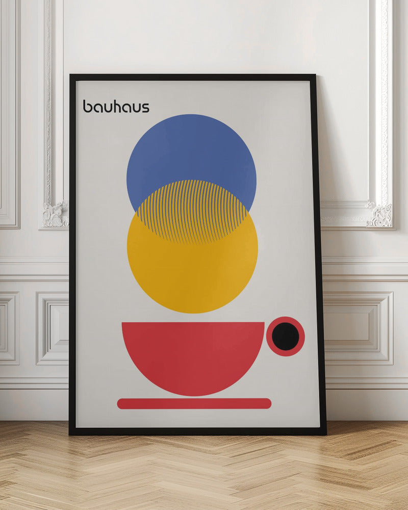 Bauhaus Coffee Abstract Poster