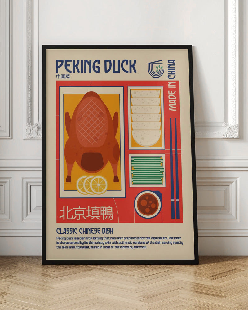 Peking Duck Japanese Food Print Poster