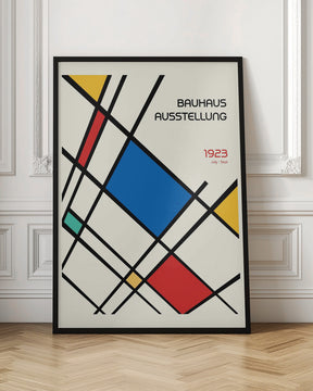 Bauhaus Geometric Design Retro Poster