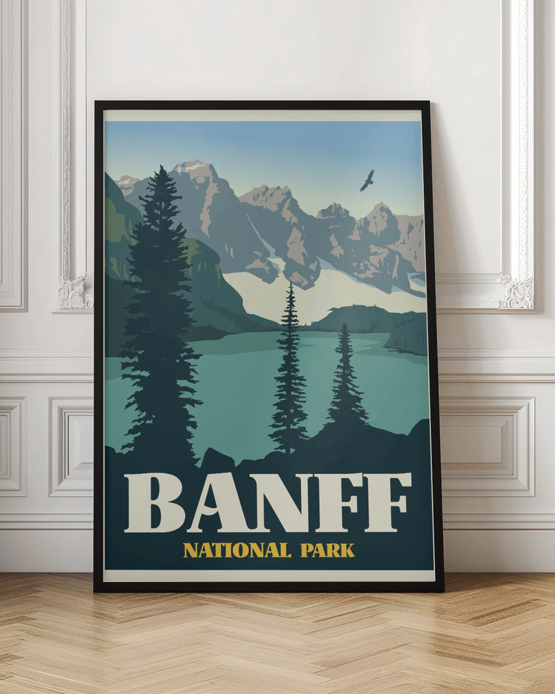 Banff National Park Travel Print Poster