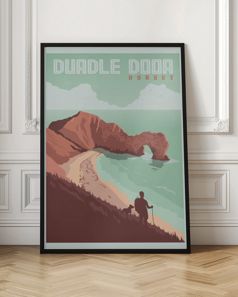 Durdle Door Dorset Travel Print Poster