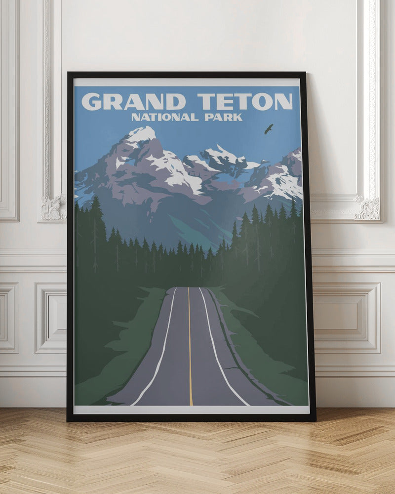 Grand Teton National Park Travel Print Poster