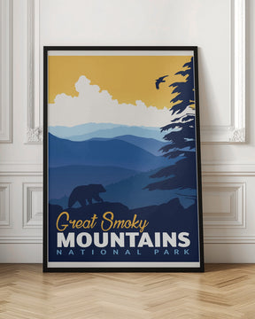 Great Smoky National Park Travel Print Poster