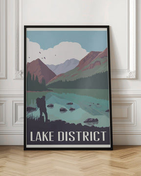 Lake District Travel Print Poster