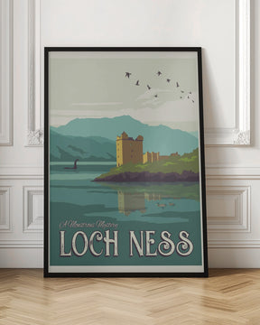 Loch Ness Travel Print Poster