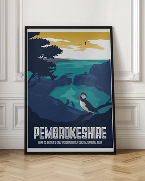 Pembrokeshire Travel Print Poster