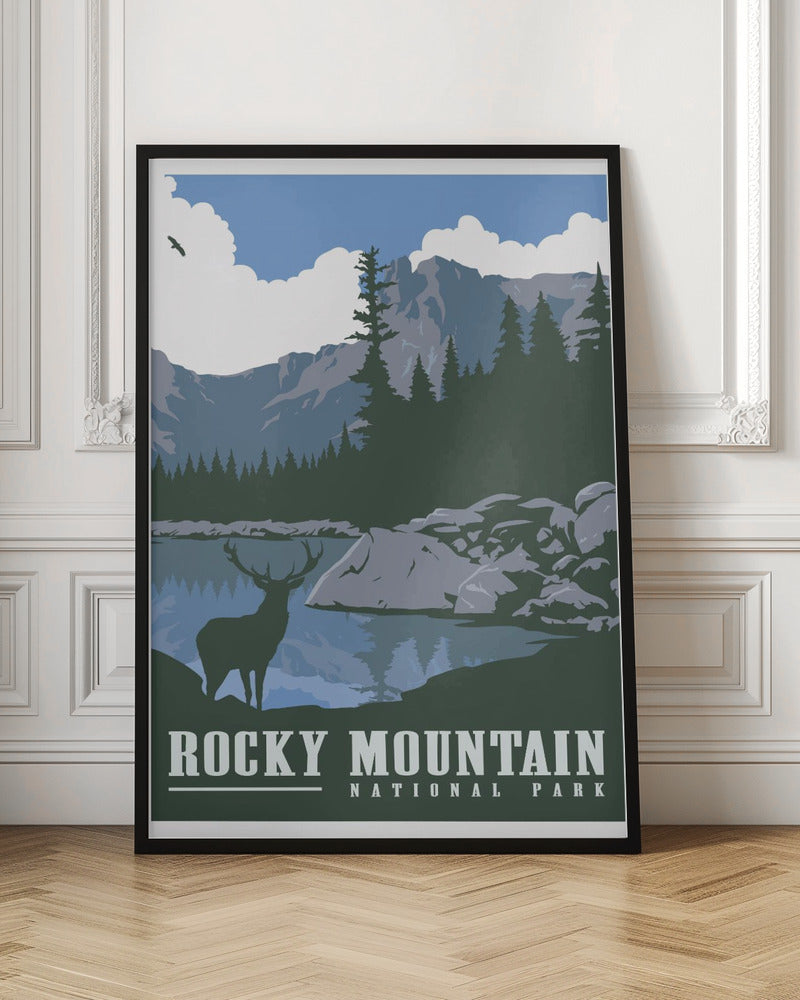 Rocky Mountain National Park Travel Print Poster