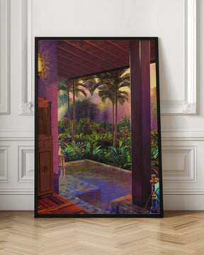 Rainforest Infinity Pool Art Print (a1) Poster