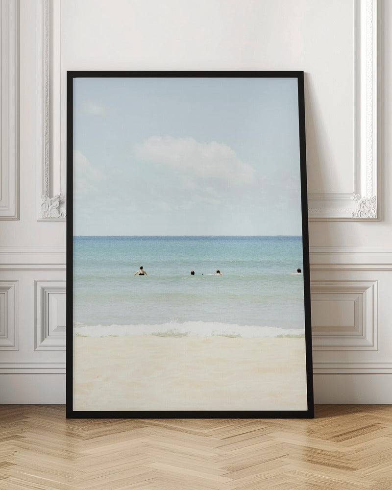 Beach Swimming Poster