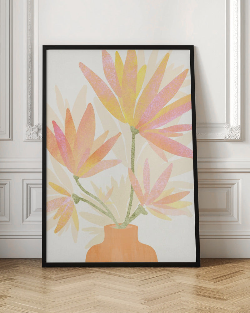 Sweet Pink Floral 5x7 Poster