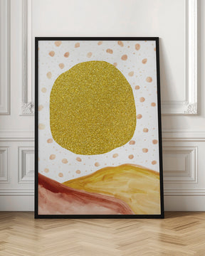 Glitter Sun Poster