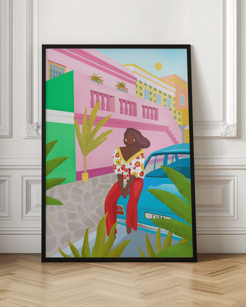 Tropical Woman Poster