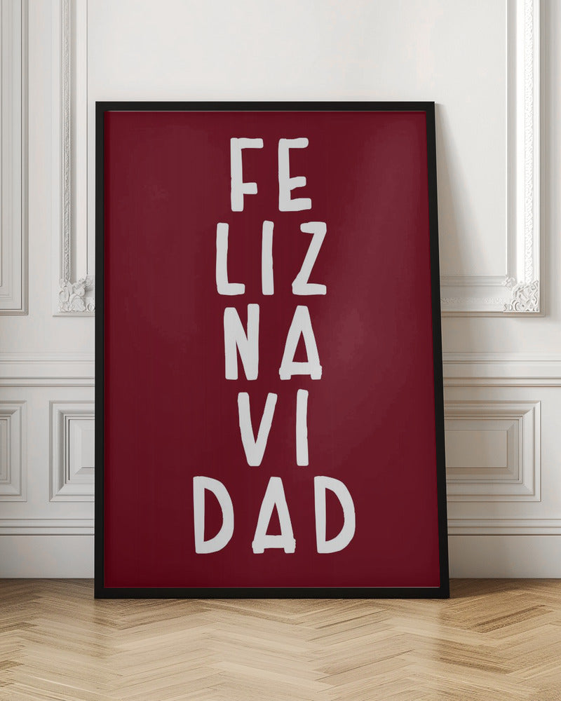 Simple feliz Navidad Poster