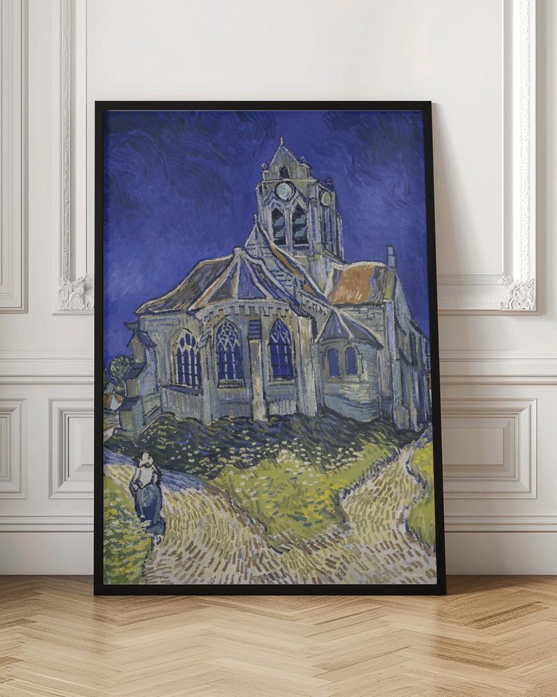 Vincent Van Gogh's the Church At Auvers (1890) Poster