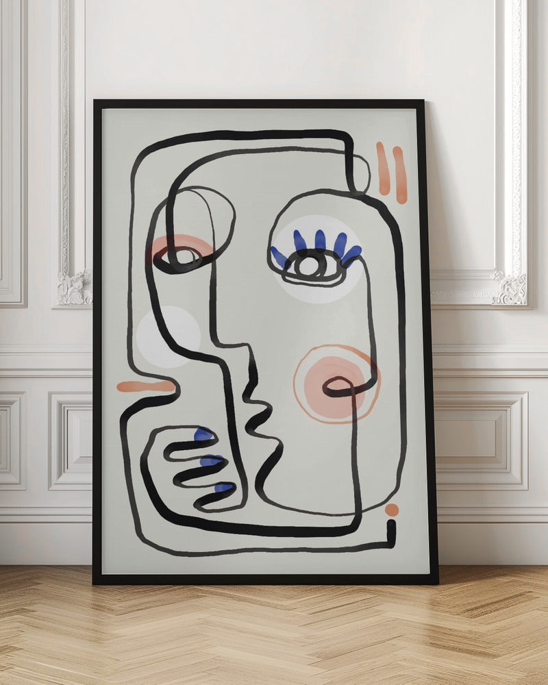 Woman With Nail Polish Poster