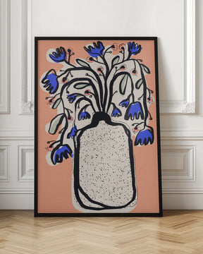 Lovely Flower Bouquet (Peach) Poster