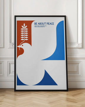 Be About Peace Poster