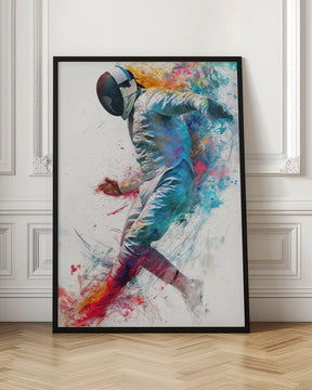 Fencing sport art #fencing #sport Poster