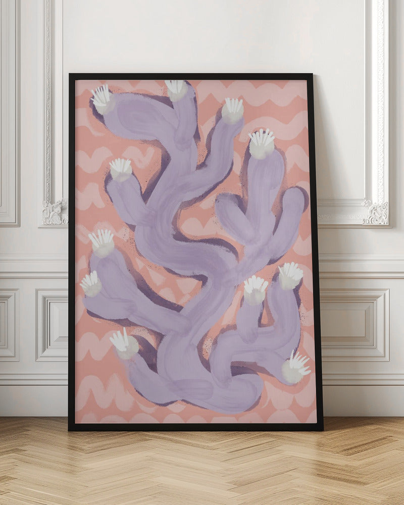 Purple Coral Poster