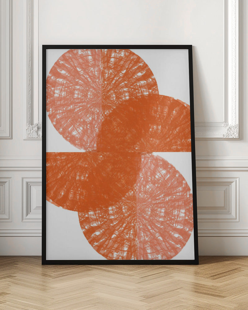 Orange Circle Fans 1 Poster