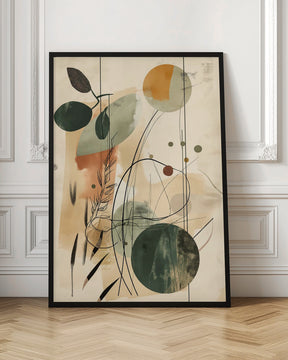 Abstract Beige No 2 Poster