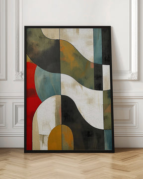 Abstract Fields No 1 Poster