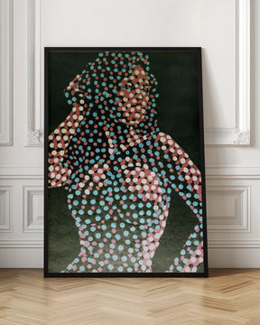 Woman in dots Poster