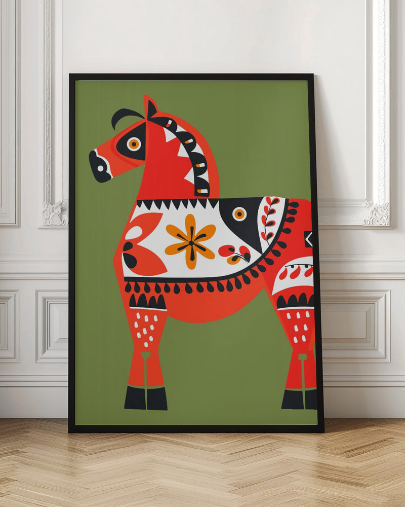 Alternative Dala Horse Poster