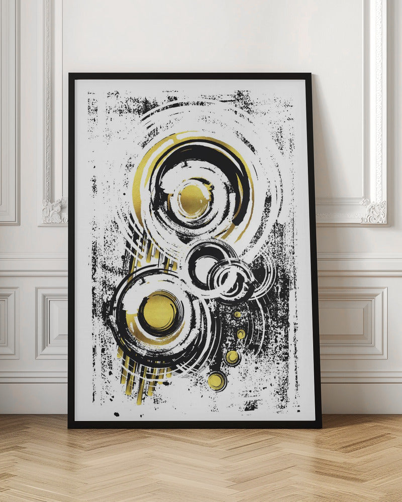 ABSTRACT ART Orbits Poster